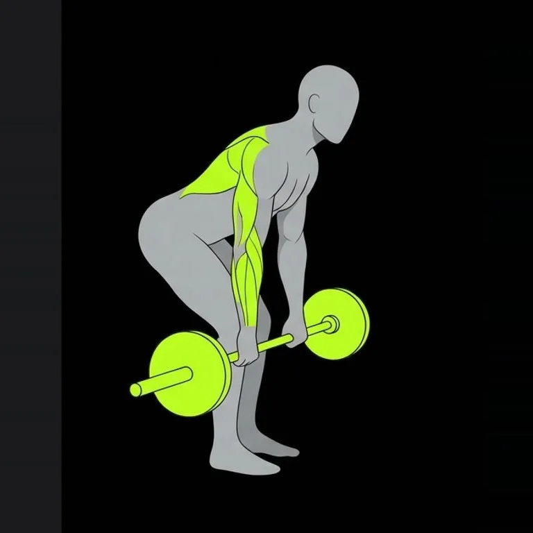 Barbell row, step 3 of 3: control the stretch back