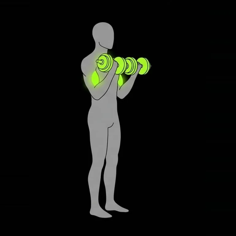 Hammer curl, step 3 of 3: squeeze, then lower slowly