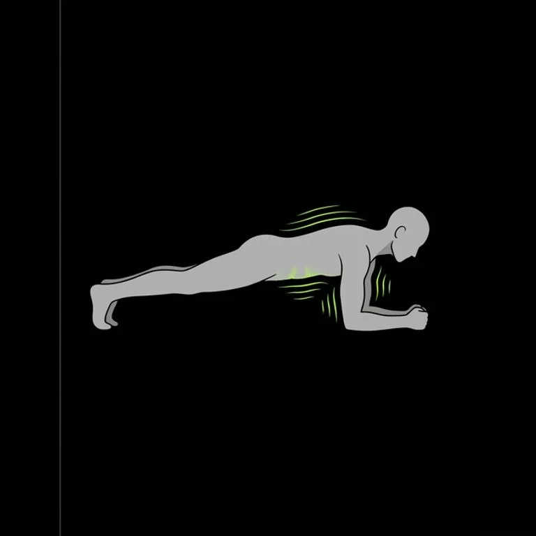 Plank, step 3 of 3: keep breathing steadily