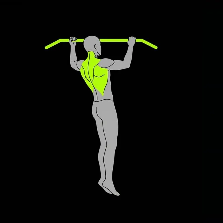 Pull-up, step 3 of 3: lower under full control